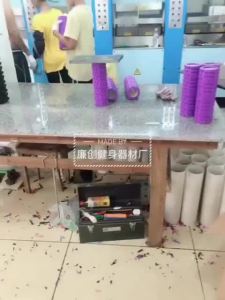 Shipped from China [BIN] Professional EVA High-Density Yoga Column Set Massage Roller Wolf Tooth Stick Pilates Yoga Auxiliary Tool