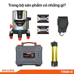 Máy cân bằng laser cao cấp AKUZA BIGBANG TITAN B PRO BIGBANG TITAN G PRO 5 tia xanh Tự Cân Bằng Laser