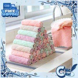 Kain Lap Micro Fiber Anti Minyak Murah / Kain Lap Dapur Serbaguna / Kain Dapur Lap Minyak Praktis