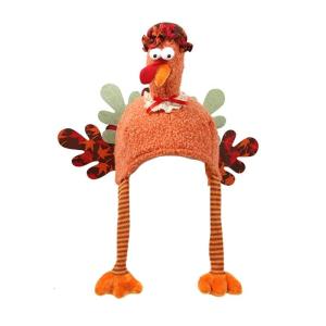 Entertaining Turkey Hat Accessory Comical Turkey Headgears For Thanksgiving Family Gathering And Christmas Party