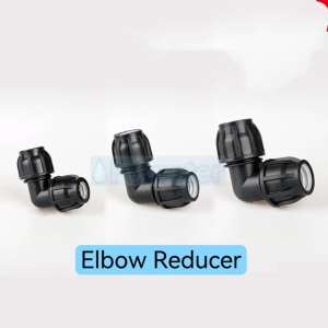 Blue/Black PE Compression Fittings Coupling/Elbow/Tee Reducer for PE/PVC PIPE