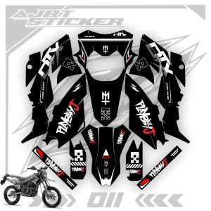 Stiker Decal Kawasaki Dtracker Full Body Ajr.Ra.011
