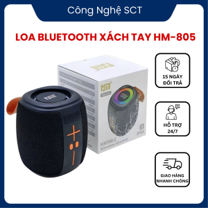 ( SALE 50% ) Loa Bluetooth HM-805 Không Dây – Bass Mạnh Âm Rõ Dùng Nghe Nhạc Cực Đã - Thiết Kế Nhỏ Gọn  Tiện Lợi Mang Theo