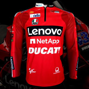 เสื้อแขนยาว MotoGP DUCATI LENOVO เสื้อโมโตจีพี ทีม, ดูคาติ เลโนโว่ #MG0011 รุ่นแจ็ค มิลเลอร์ #43 ไซส์ S-5XL