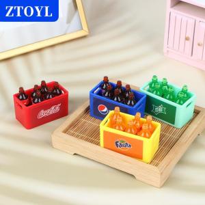 [COD]🔥🔥🔥ZTOYL 1 12 Dollhouse Simulation Drinks Model Dollhouse Mini Supermarket Beverage Toys Dolls House Decoration Accessories