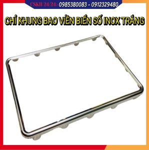 [Lead 2013 - 2016] Ốp Pô Nhựa ABS Gắn Như Zin Honda Lead 2013 - 2016 Ốp Biển Số Xi Màu Titan Inox Trắng Cho Mọi Loại Xe (Ảnh Sản Phẩm Tự Chụp)