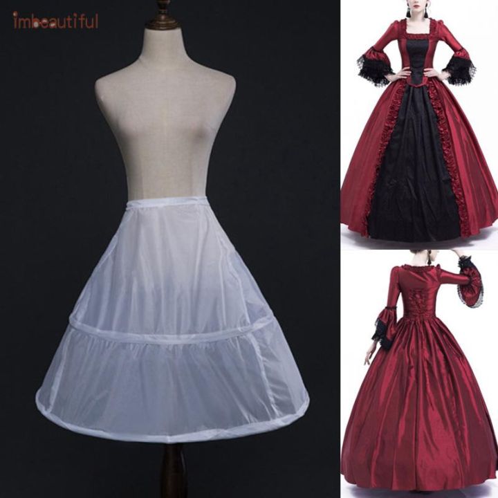 Ladies Underskirts Medieval Skirts Victorian Ladies Solid See through ...