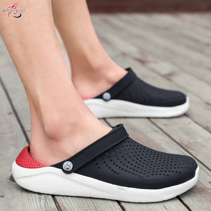 QiaoYiLuo Brand crocs flat sandals and slippers which shoes are