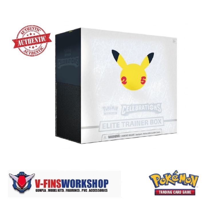 Pokemon TCG (English) 25th Anniversary Celebrations: Elite Trainer Box (ETB)  | Lazada Singapore