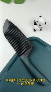 SUERTE Stainless Steel Potato Wave Cutting Knife Dough Vegetable Fruit Crinkle Wavy Slicer Kitchen Tools