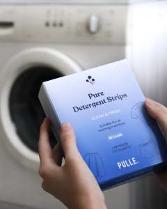 Pulle Pure Detergent Strips - Eco friendly Laundry sheets - 80 LOADS. POWERFUL LOW SUDS - LAVENDER.