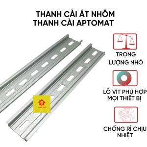thanh ray nhôm cài aptomat dài 1m thanh day nhôm cài thiết bị thanh din rail nhômthanh cài nhômthanh cài thiết bị thanh cài aptomat thanh ray nhôm cài thiết bị thanh ray nhôm thanh cái tủ điện thanh cài át nhôm thanh cài át cài thanh