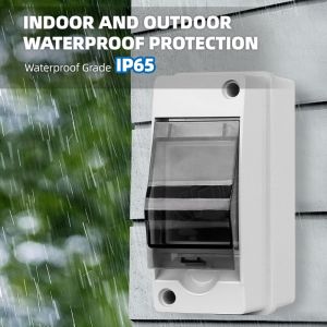 Waterproof MCB Panel Box For Circuit Breaker Distribution Box With Breaker Panel Box Set For Electrical