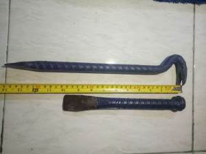obral satu paket betel + kubut ukuran 3/4 " bahan besi ulir ukuran s19 sni pahat batu kayu tembok