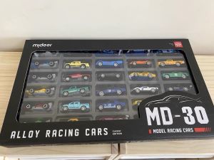 Mideer đồ chơi xe đua 30 mẫu hộp dạng vali làm quà tặng sinh nhật noel giáng sinh sang trọng xe nhỏ cỡ xe hot wheel alloy racing cars