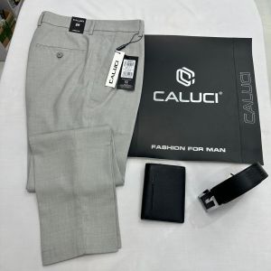Quần tây (quần âu) Caluci màu ghi xám MTR027C
