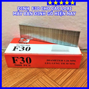 Đinh cho máy bắn gỗ thẳng công nghiệp F30 - Hộp 5000 đinh - Đổi trả 7 ngày đầu