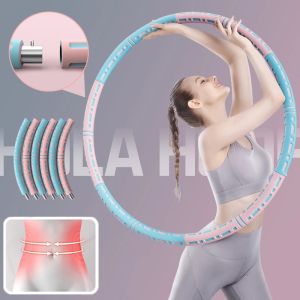 Weighted Hula Hoop Fitness For Adults Detachable Gym Outdoor Student Slim Waist Exercise Fitness Circle hulahoop / Hula hoop