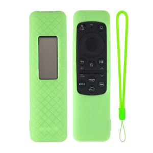 For SAMSUNG BN59-01432A/BN59-01480L Silicone Remote Control Case Waterproof Remote Control Protect Case TV Supplies Tool Silicone TV Remote Controller Cover with Lanyard Shockproof Protective Case Protector for Samsung BN59