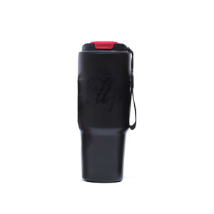 Face Value Double Layer Coffee Mug With Carrying Strap Kettle Vacuum ulated Coffee ulated Mug
