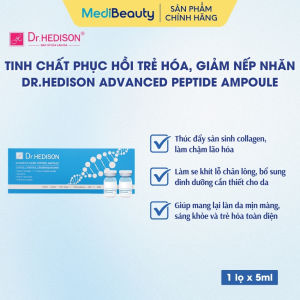 Tinh chất phục hồi trẻ hóa tái tạo giảm nếp nhăn cho da Dr.Hedison Advanced Peptide Ampoule (tách lẻ)