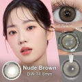 【0.00~-6.00】Magister Contact Lens Roze/Nude Brown Natural 14mm Contacts Lens 2Pcs/Box 6 Months Use Original Korea Lens  美瞳 Contact Lenses with Power. 