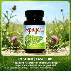 Hepagard Milk Thistle Liver Capsules|Herbal Liver Detox|Relieve Morning Dry Mouth|Reduce Fatigue From Late Night & Drinking