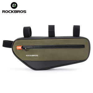 ROCKBROS Bike Frame Tube Bag Portable Versatile 1.7 Capacity Reflective for Road Bike MTB Cycling Bags