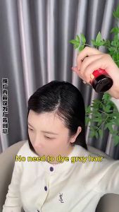 Saffron Hair Blackening Spray – Herbal Gray Coverage and Natural Darkening Essence 100ml