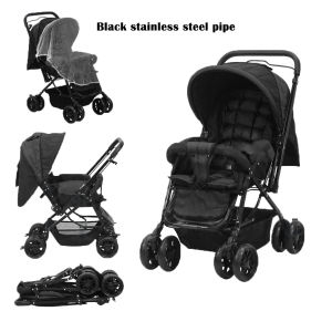 Foldable Stroller Baby Adjustable Lightweight Stroller  Baby 2 way Travel Stroller