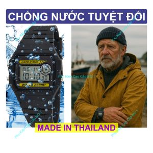 Đồng Hồ Điện Tử CA.S|.O Chống Nước Tuyệt Đối  9 SX tại Thailand Pin Lâu 7 Năm Đầy Đủ Chức Năng CH03