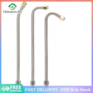 3Pcs Pressure Washer Extension Rod Stainless Steel for Undercarriage and Gutter Cleaner Attachment