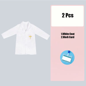 Doctor Career Guidance Costume for Kids Boys Girls Halloween Birthday Theme Nurse Cosplay Set
