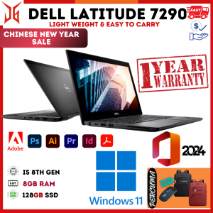 DELL Latitude 7290 Laptop - i5 8th Gen 16GB RAM 512GB SSD Windows 11 Pro 12.5" HD Display