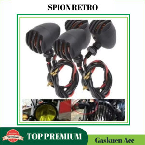 Lampu Sein Sen Model Retro Bulat Pnp Harley Caferacer Japstyle Cub Jeep Dll.