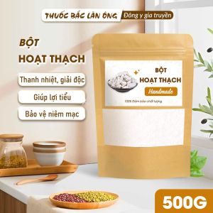 Bột hoạt thạch nguyên chất 500g (Dưỡng trắng hỗ trợ dạ dày)