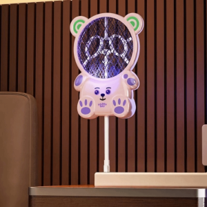 TASTY TIMES Portable USB Mosquito Swatter Plug and Play UV Light Mosquito Killer Lamp Safe Flexible Bug Zapper Racket Home