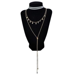 Mia Collection Necklace Choker & Earrings Set - Fashion Jewelry Elegant Accessories