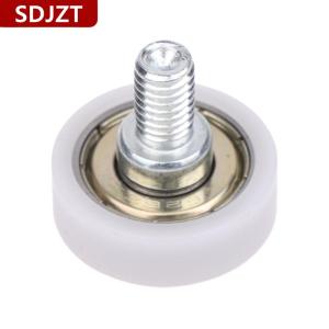 [COD] SDJZT 1ชิ้น M6 x 22x7เกลียวพลาสติกด้านนอกโค้งทรงกลมล้อสกรูแบริ่งลูกกลิ้งลิ้นชักอุปกรณ์เครื่องจักรกล