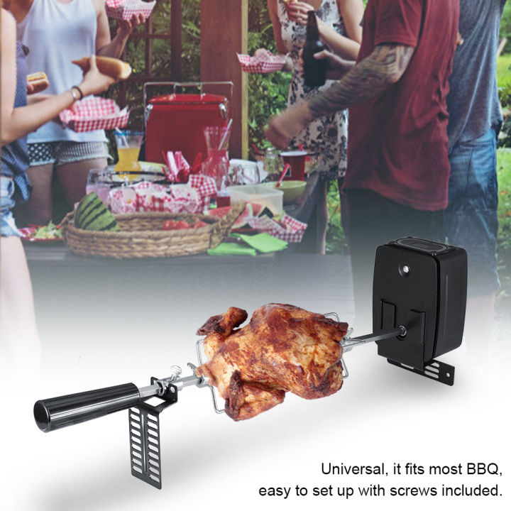 ALLEGRI Grill Motor COiDORi® Usb Power With Rotation Speed Adjustment Spit And Meat Block Forks