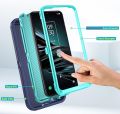 Asuwish Phone Case for LG G8 ThinQ Cell Cover Hybrid Rugged Shockproof Hard Drop Proof Full Body Slim Heavy Duty Mobile Accessories LGG8 Thin Q G 8 LG8 G8thinq LGG8thinq 8G Women Men Blue. 