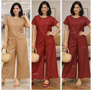 DD CMC  Korean  Casual Daily Top and Pants Set Terno Coordinates       - xs to large  - classy and elegant  - timeless classic   - timeless piece  - casual office or party  - classic piece  - super kapal ng tela  - hindi kayo magsisi  - our aim is to pr