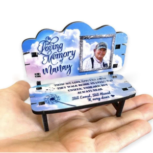 Christmas Sublimation Ornament Blanks MDF Paperboard Long Bench-Chair Pendant Printing Hanging-Charm DIY