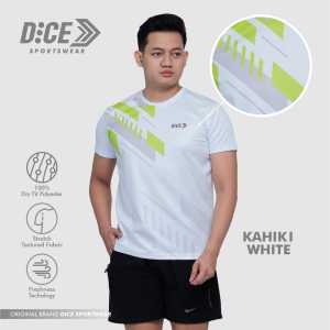 DiCE BASIC SERIES Size XL Jersey Kaos Baju Olahraga Dryfit Polyester Futsal Running Lari Gym Voli