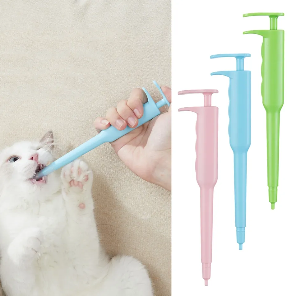 Pet Pill Dispenser Anti-choking Medicine Feeder for Small Dogs or Cats  Silicone Pet Medicine Feeding Device for Cats