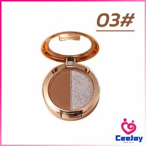 CeeJay อายแชโดว์ 2สี พาเลทตามี 3 เฉดสี ให้เลือก อายชาโดว์ตา ติดทนนาน กันน้ำ กันเหงื่อ eyeshadow