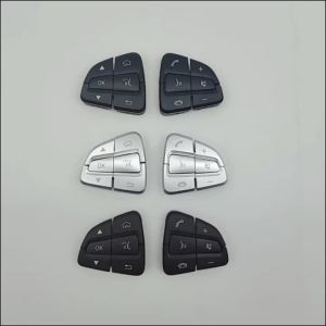 W205 W253 Car Steering Wheel Button Menu Phone Control Push Cover Replacement For Benz C GLC Class C200 C300 GLC260