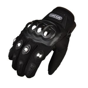 BLOOMRIDGE Mens Motorcycle Riding Gloves Full Finger Breathable Anti-Slip Protective Gear for Summer Commuting