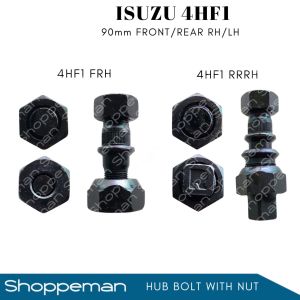 90mm ISUZU 4HF1 FRONT/REAR HUB BOLT WITH NUT STUD WHEEL HUB DRUM RH/LH