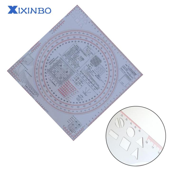 XIXINBO Comprehensive Map Recognition Ruler with Detachable Design and ...